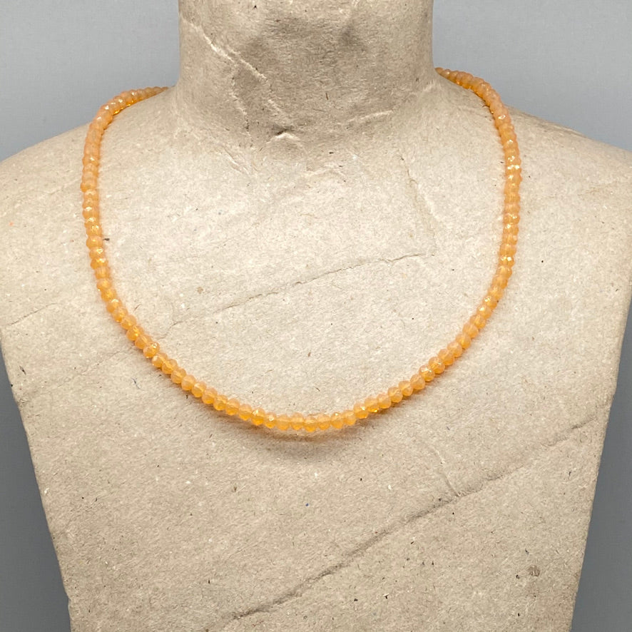 Faceted Bead Necklace - Available in 3 Colours