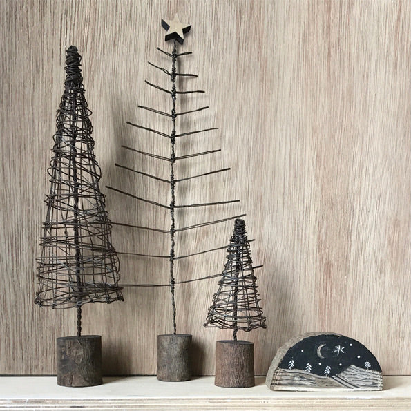 Small Wire Cone Christmas Tree