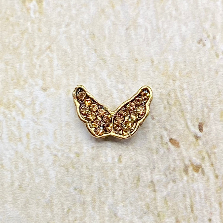 Butterfly Pin - Gold/Gold