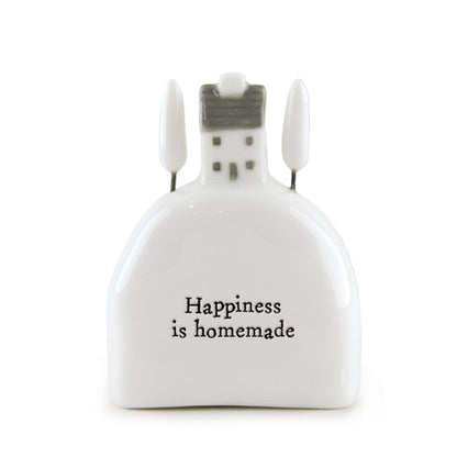 Porcelain house in a box
