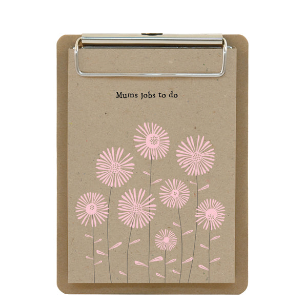Small Clip Pad - "Mums jobs to do"