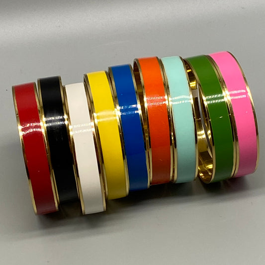 Enamel Bangle - Available in 10 Colours